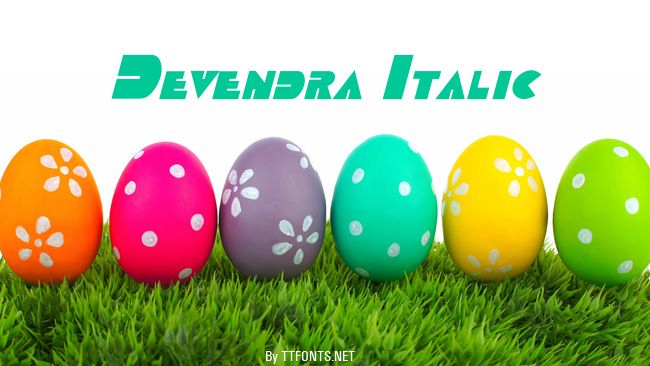 Devendra Italic example
