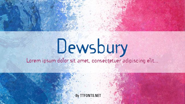 Dewsbury example
