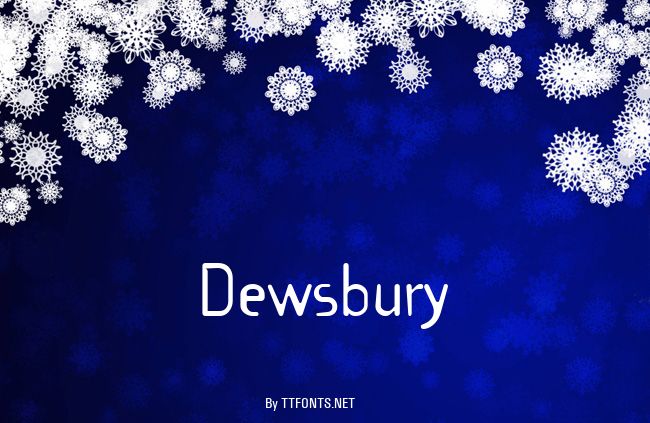 Dewsbury example