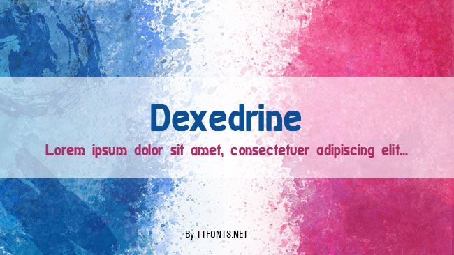 Dexedrine example