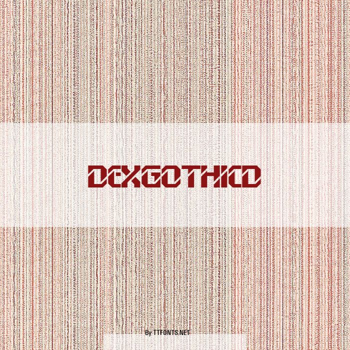 DexGothicD example