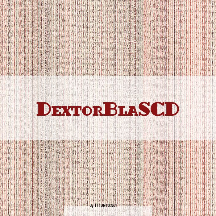 DextorBlaSCD example