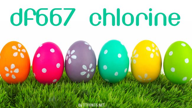 DF667  Chlorine example