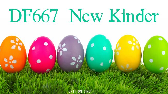 DF667  New Kinder example
