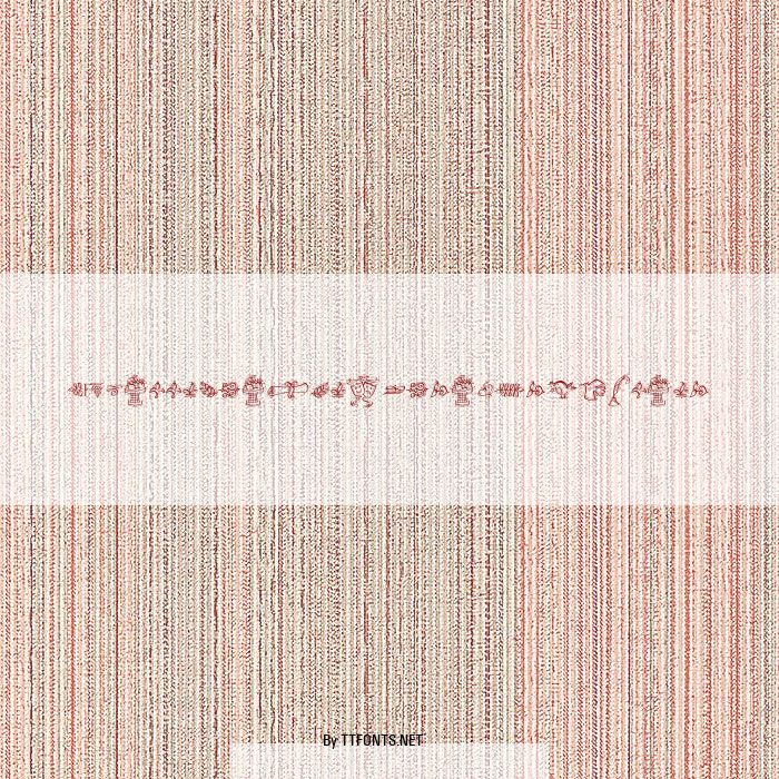 DfCalligraphicOrnamentsPlain example