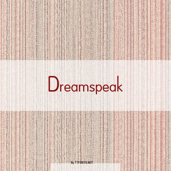 Dreamspeak example
