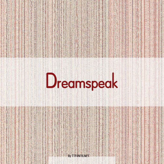 Dreamspeak example