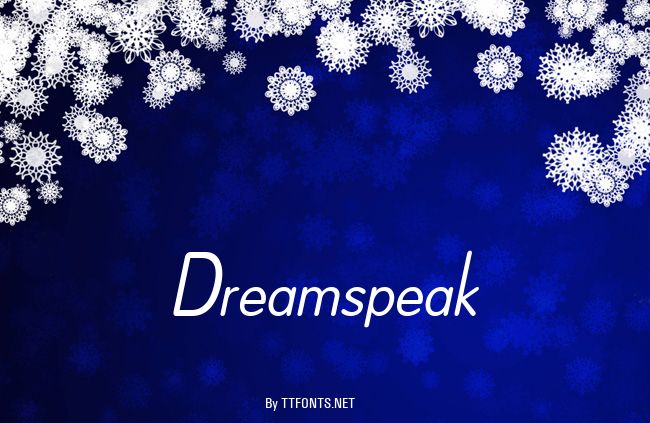 Dreamspeak example