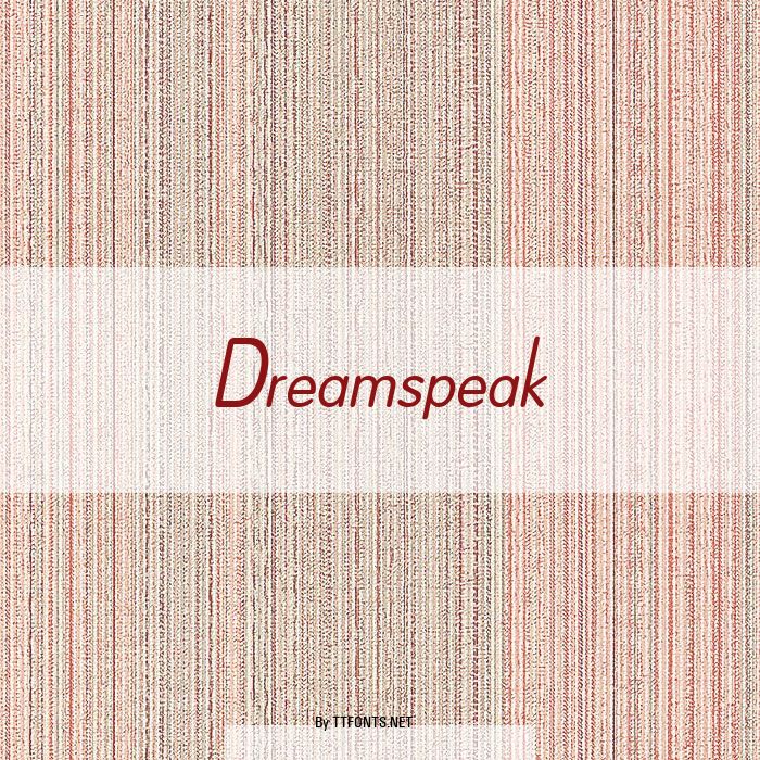 Dreamspeak example