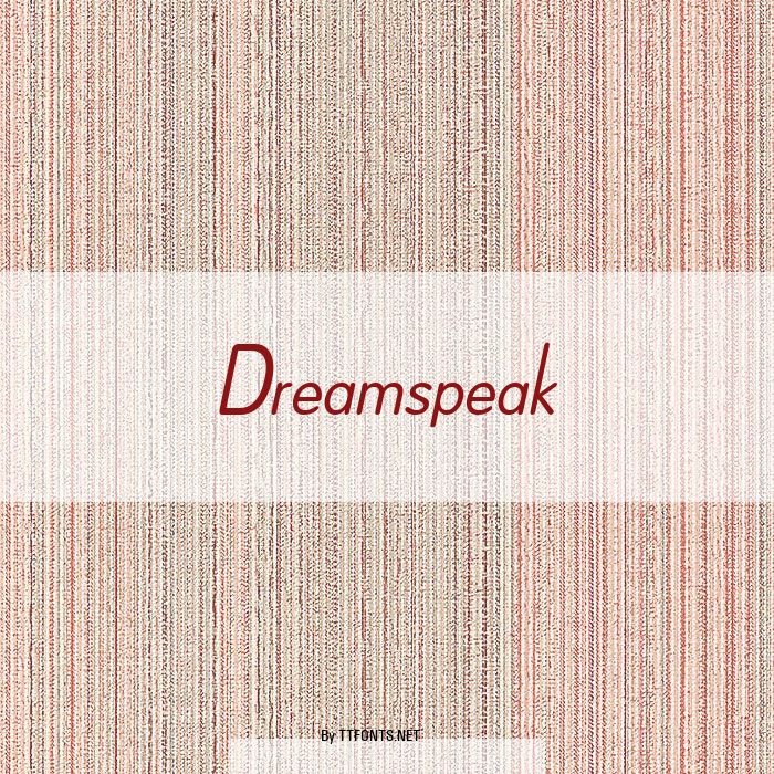 Dreamspeak example