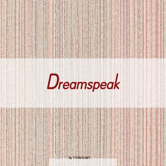 Dreamspeak example