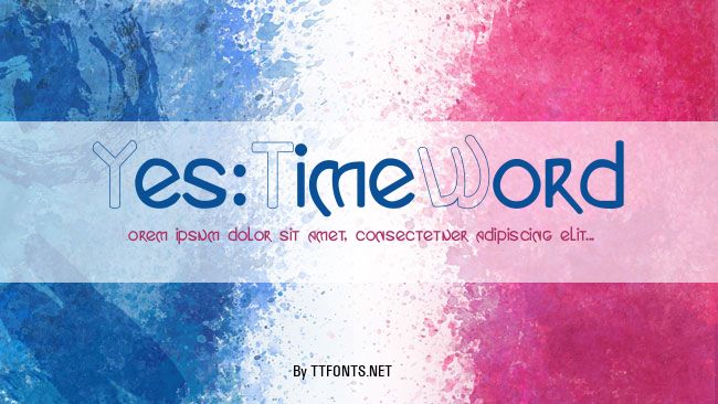 Yes:TimeWord example