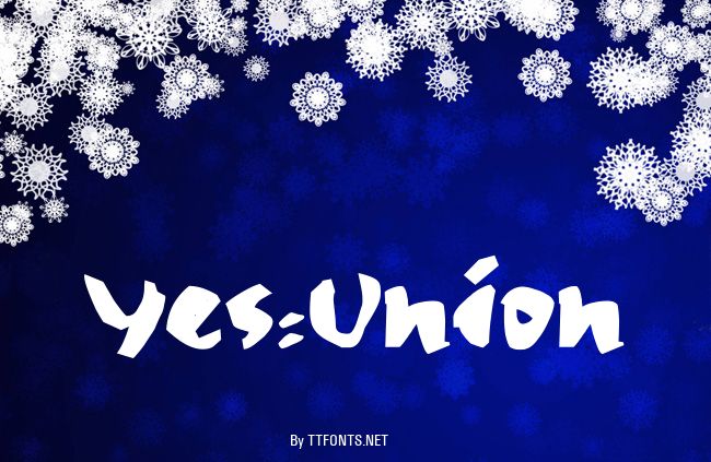 Yes:Union example
