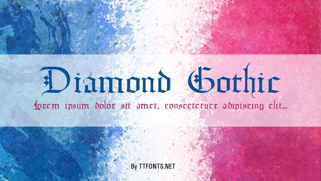 Diamond Gothic example