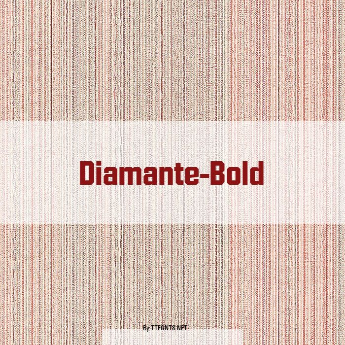 Diamante-Bold example