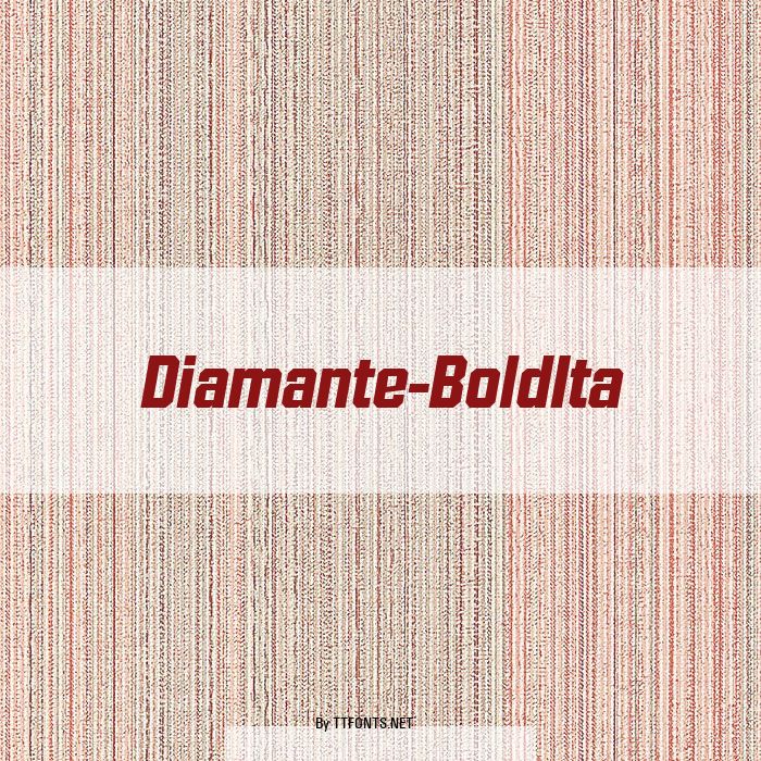 Diamante-BoldIta example