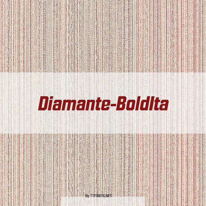 Diamante-BoldIta example