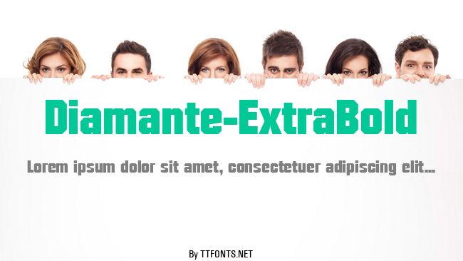 Diamante-ExtraBold example