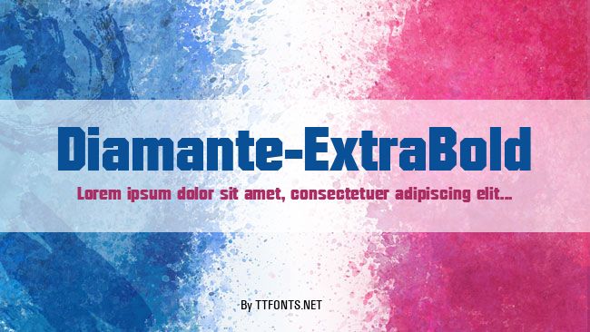 Diamante-ExtraBold example