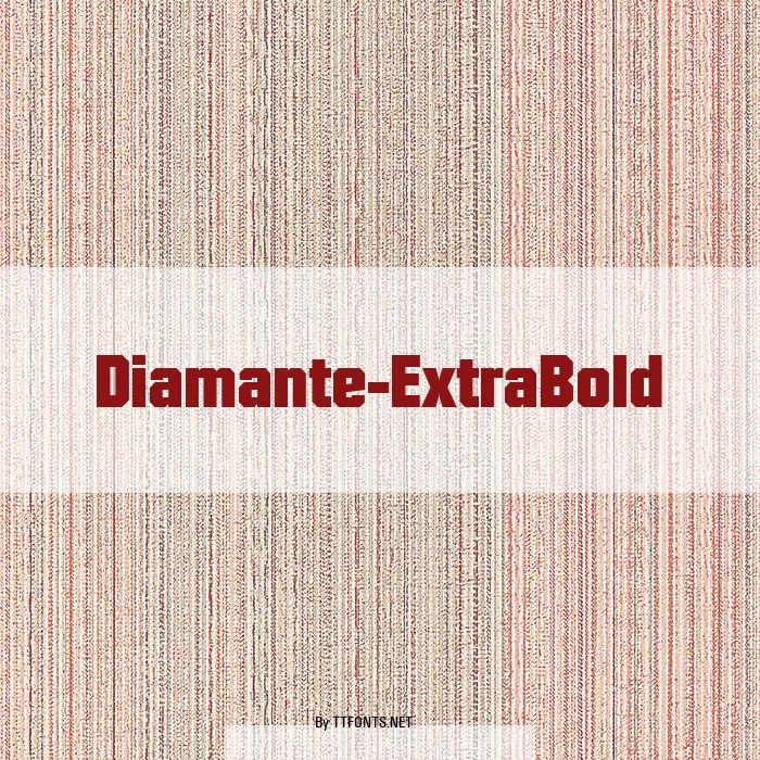 Diamante-ExtraBold example