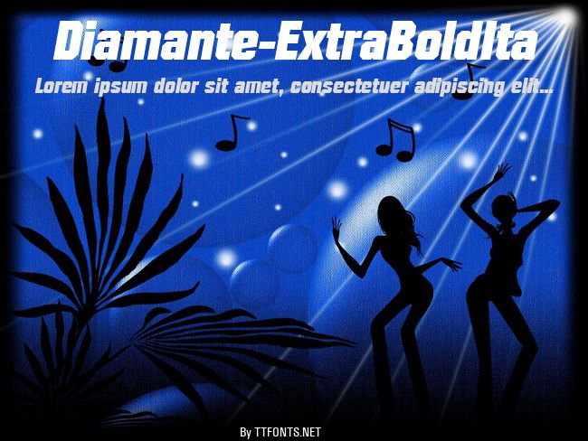 Diamante-ExtraBoldIta example