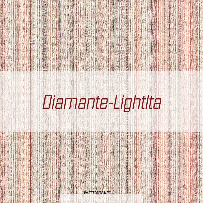 Diamante-LightIta example