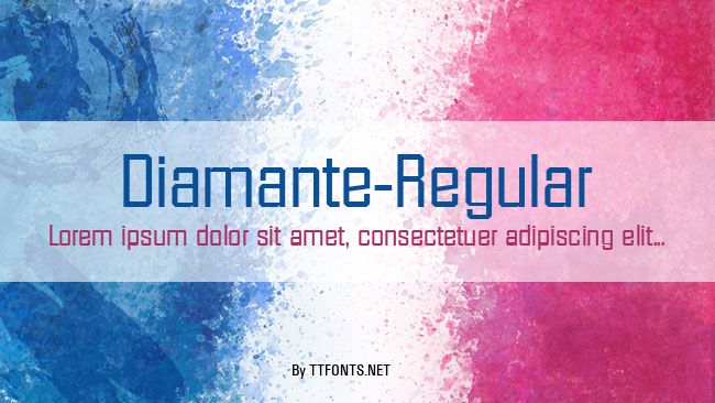 Diamante-Regular example