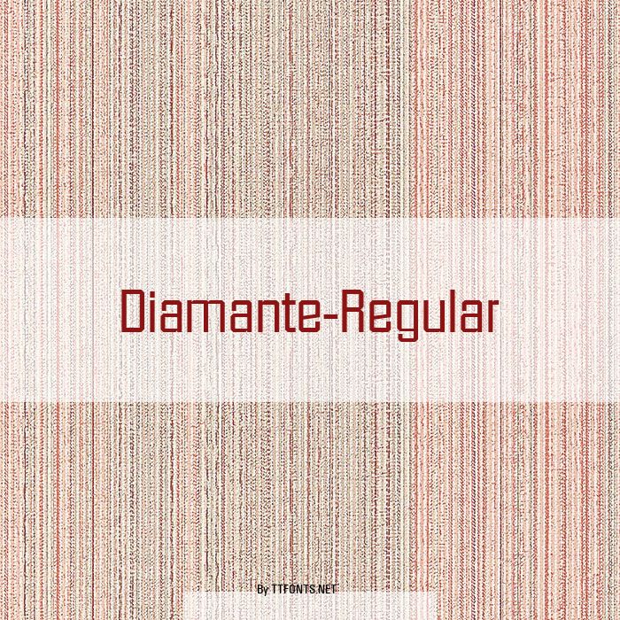 Diamante-Regular example