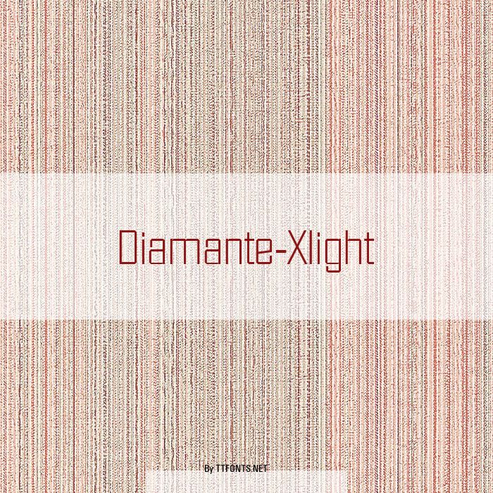 Diamante-Xlight example