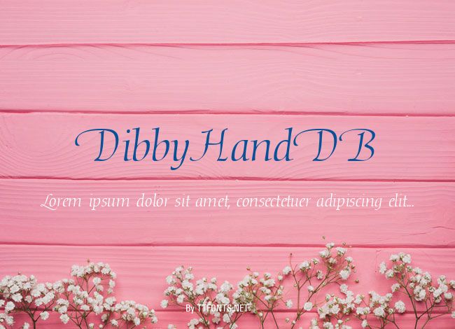 DibbyHandDB example