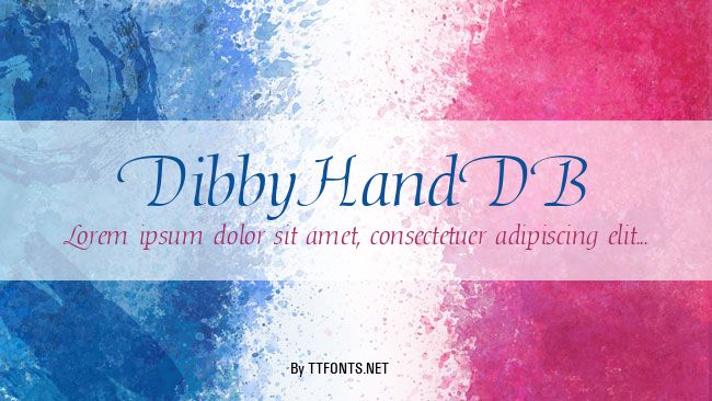 DibbyHandDB example