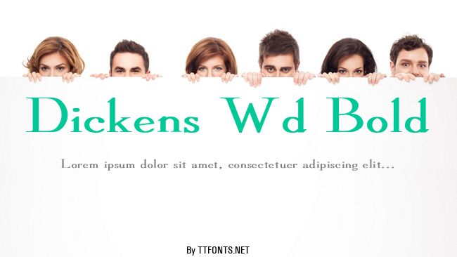 Dickens Wd Bold example