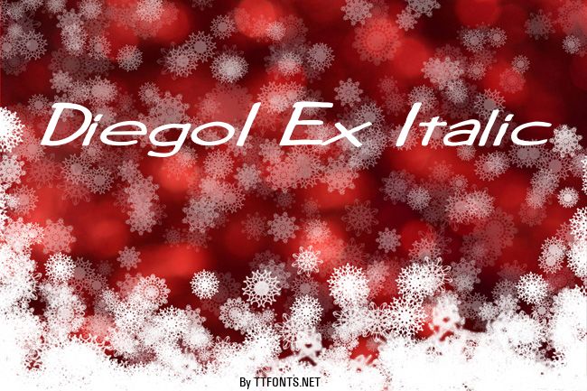 Diego1 Ex Italic example