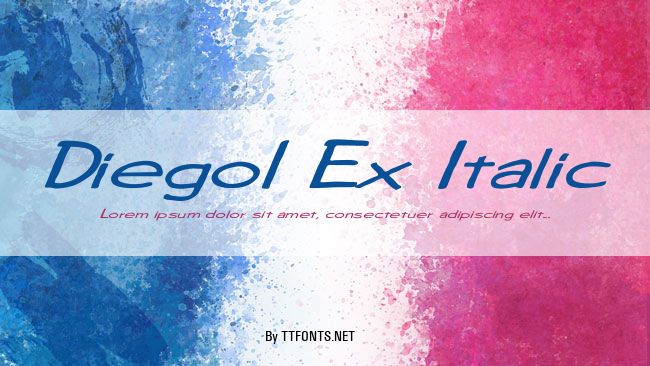 Diego1 Ex Italic example