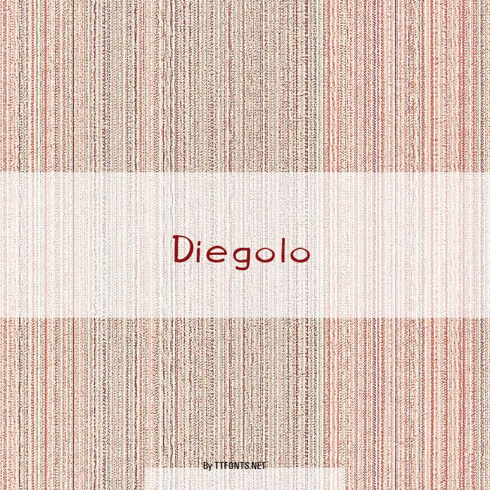 Diegolo example