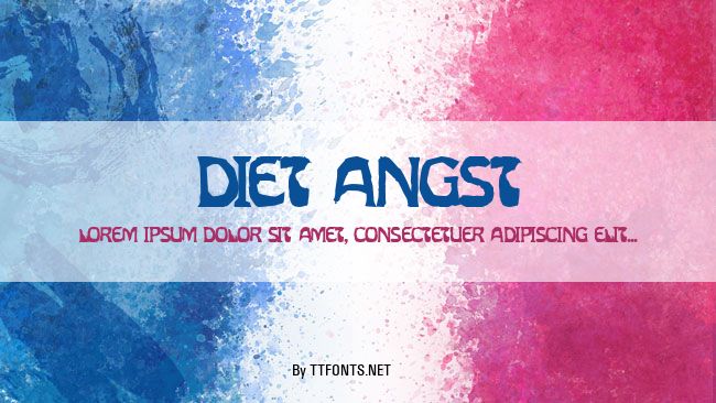Diet Angst example