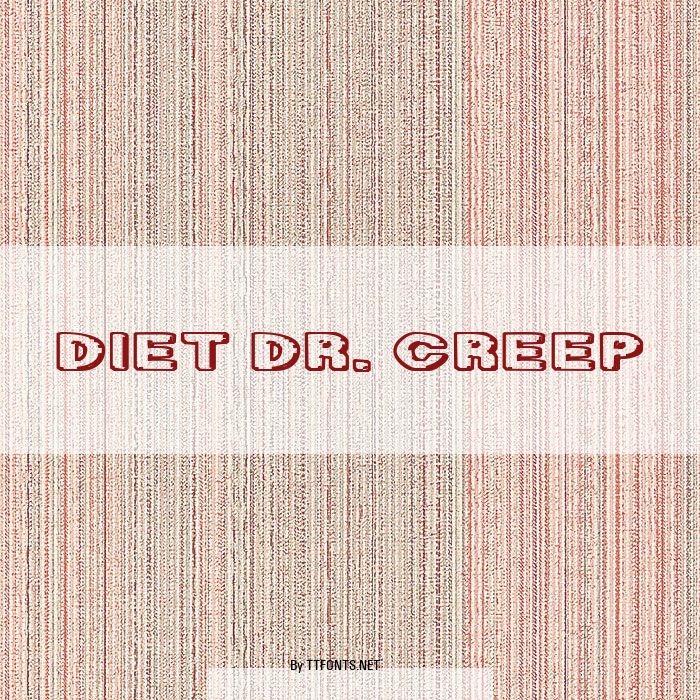 Diet Dr. Creep example