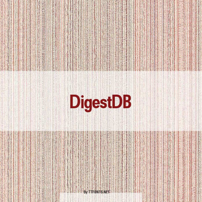 DigestDB example