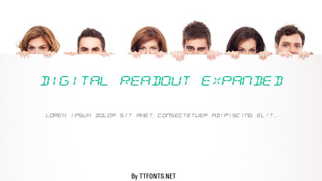 Digital Readout Expanded example