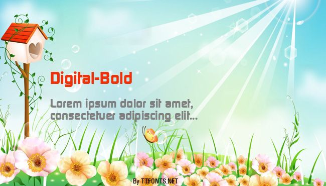 Digital-Bold example