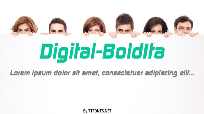 Digital-BoldIta example