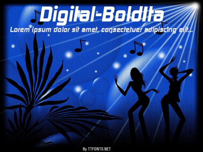 Digital-BoldIta example