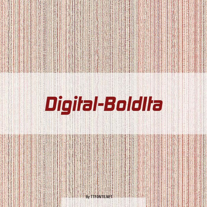 Digital-BoldIta example