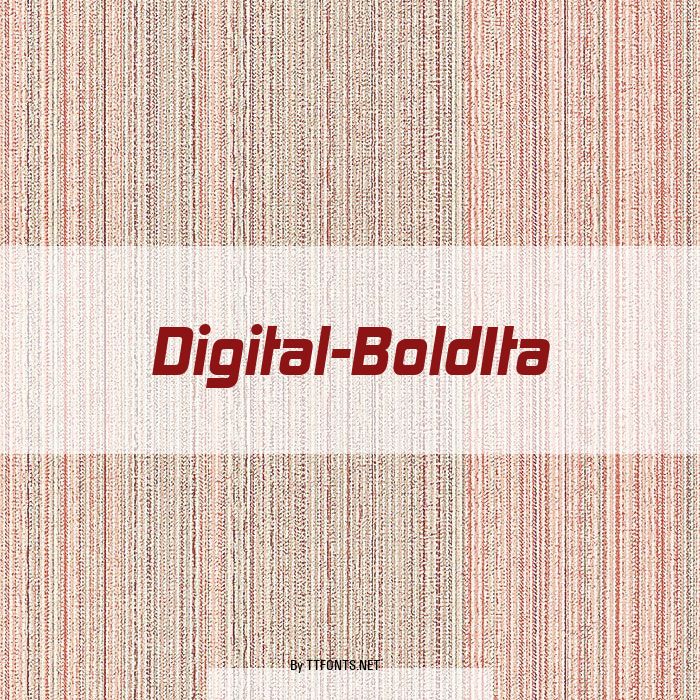 Digital-BoldIta example