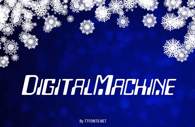 DigitalMachine example