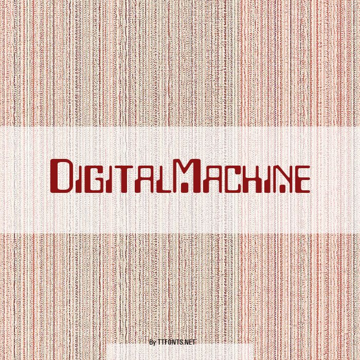 DigitalMachine example