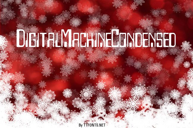 DigitalMachineCondensed example