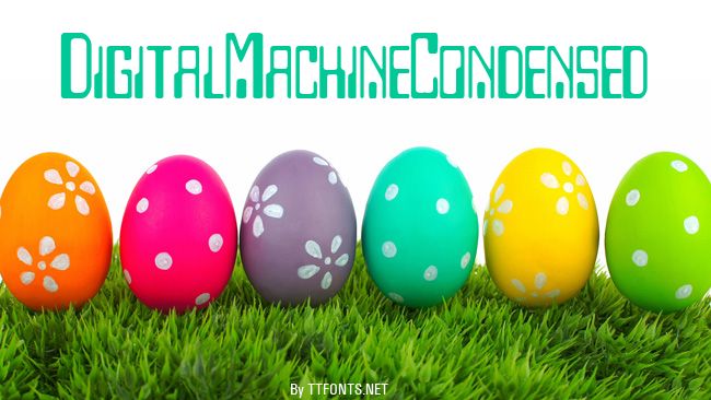 DigitalMachineCondensed example