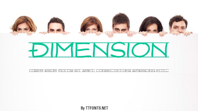Dimension example