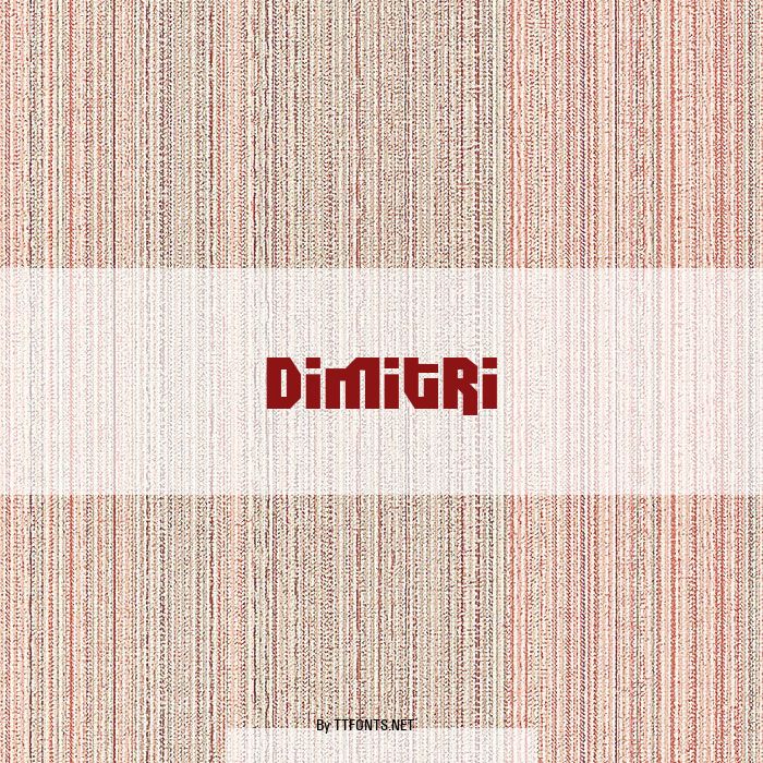 Dimitri example